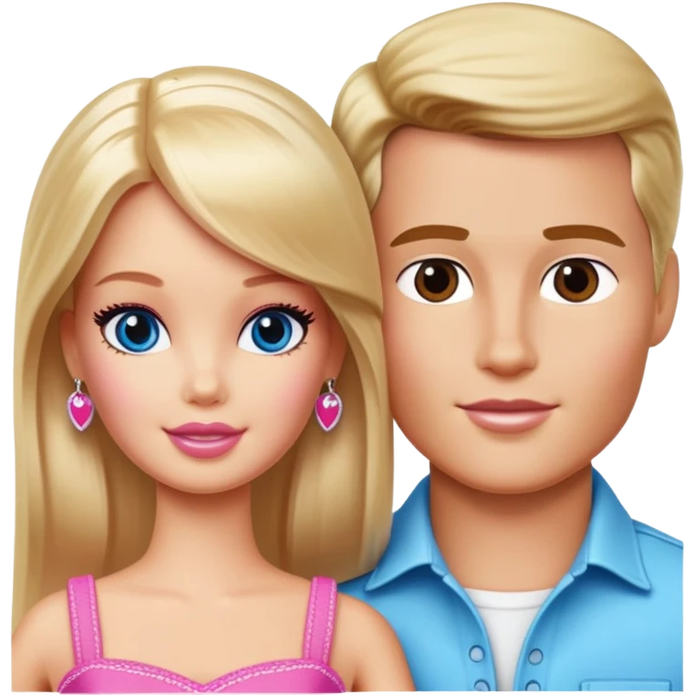 Barbie and Ken  emoji