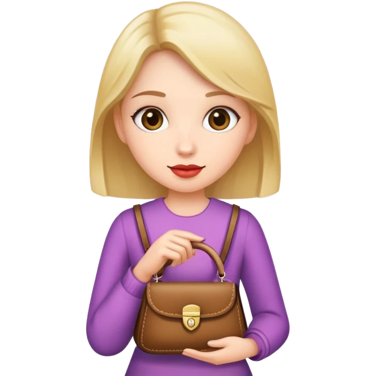 Girl with a purse emoji