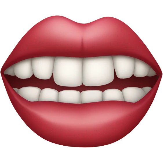 lips with fangs  emoji