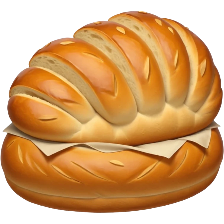 bread loaf taking a nap emoji