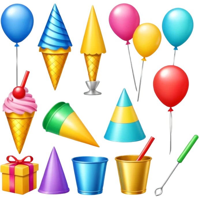 accessoires de fete emoji