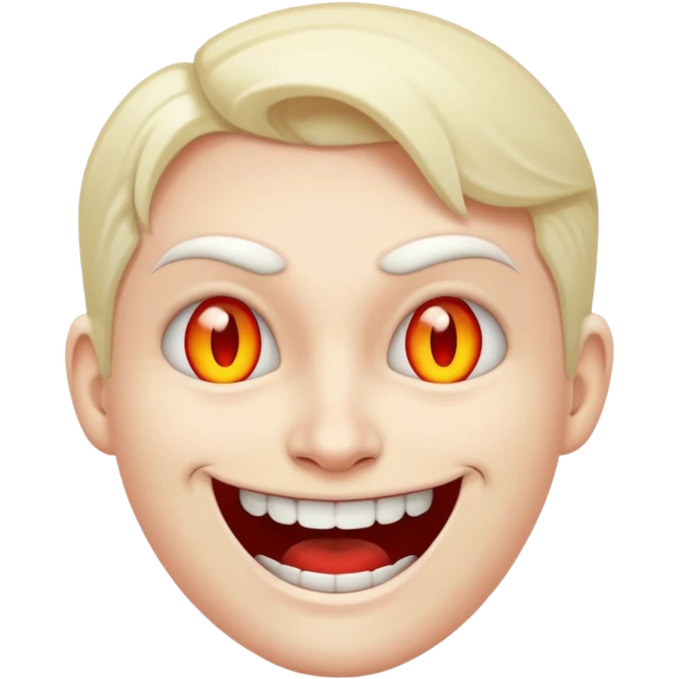 Happy evil emoji