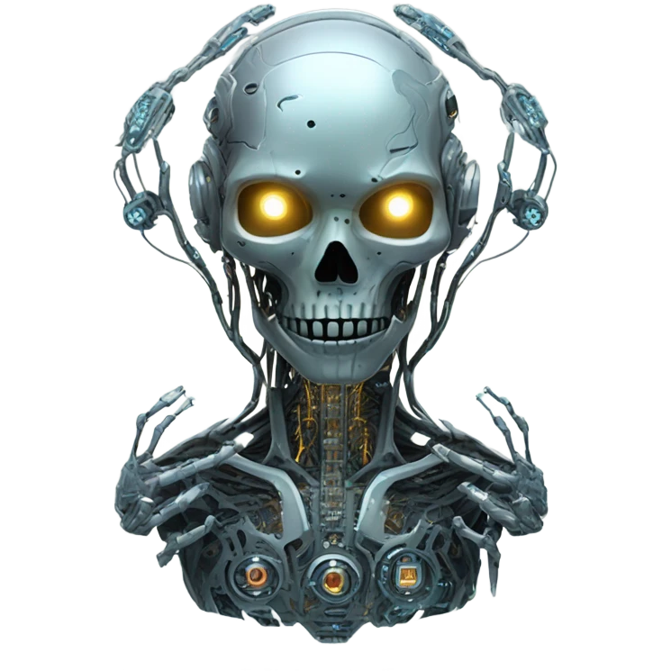 Cyborg grave emoji