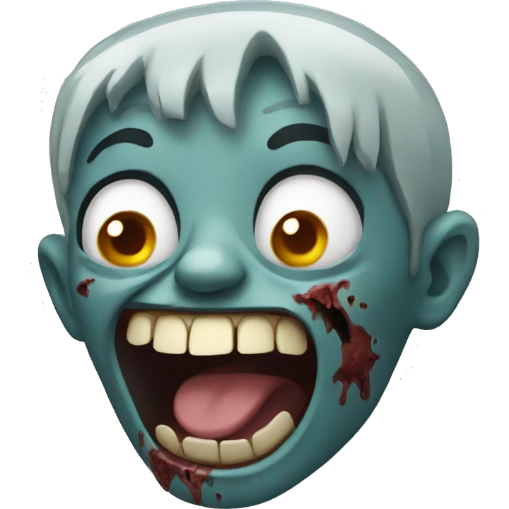 Zombie laughing  emoji