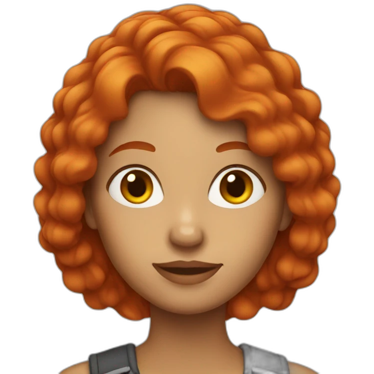 woman with red hair emoji