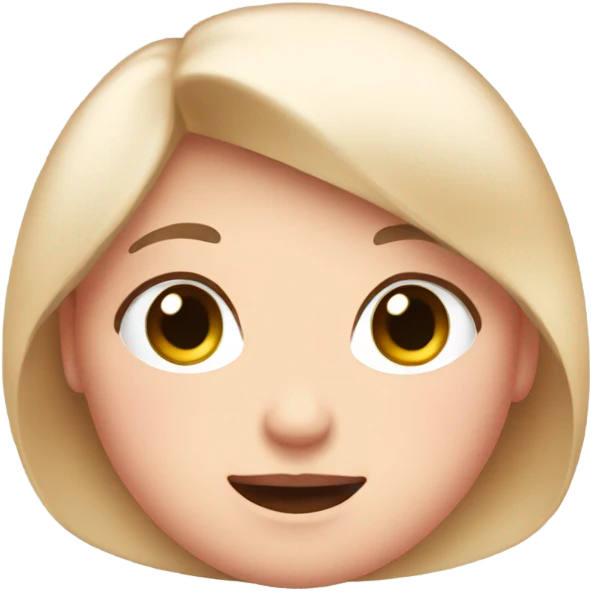 cute blush face emoji