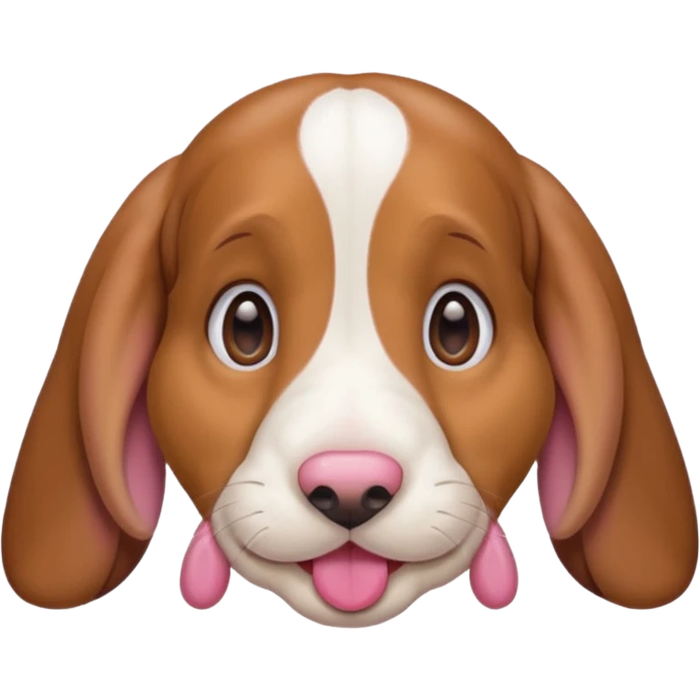smile Basset Hound baby emoji