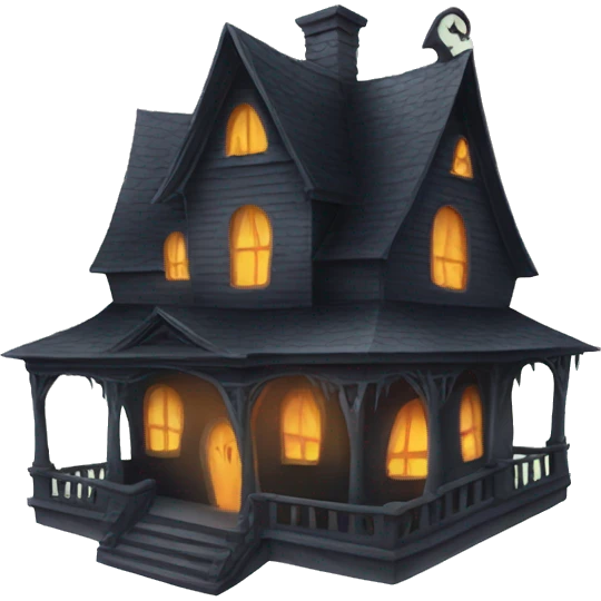 haunted house halloween emoji