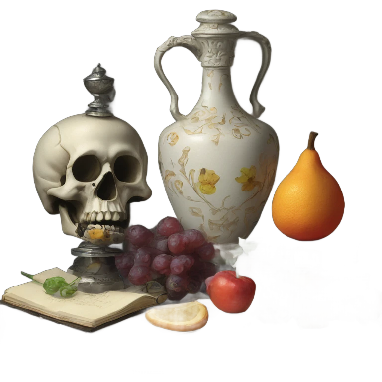 vanitas stilllife emoji