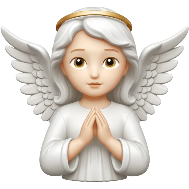 Ceramic angel statue emoji