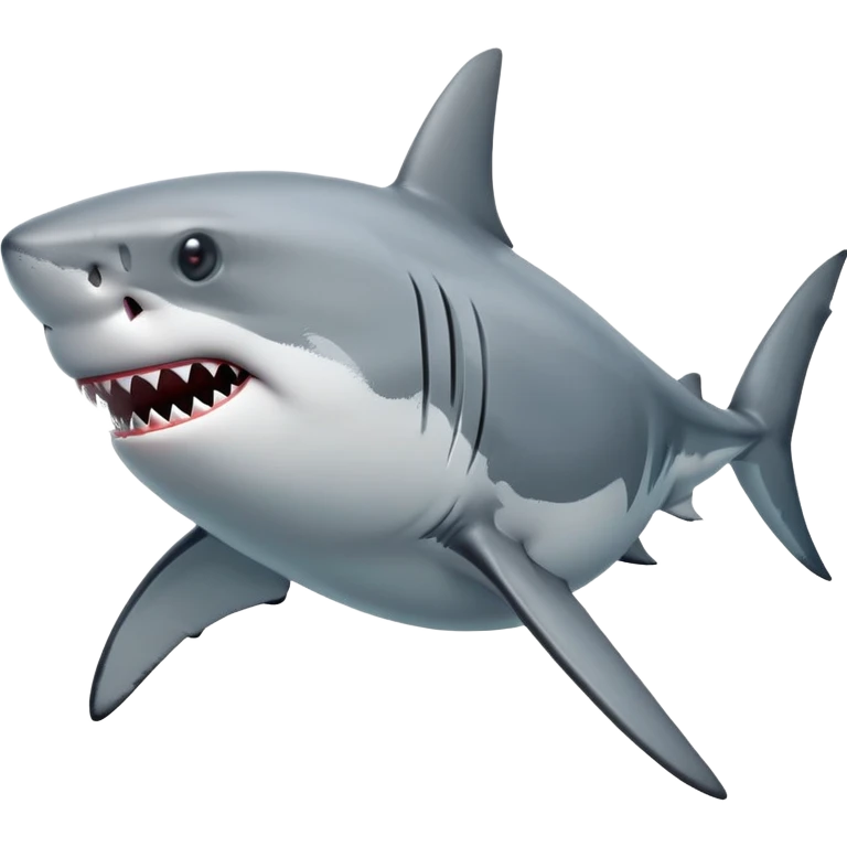Great white shark emoji