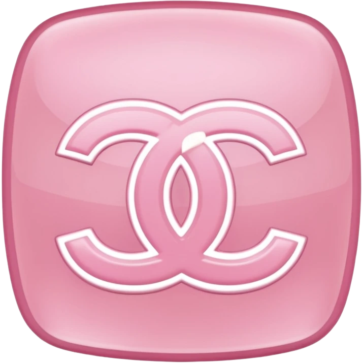 light pink chanel logo emoji