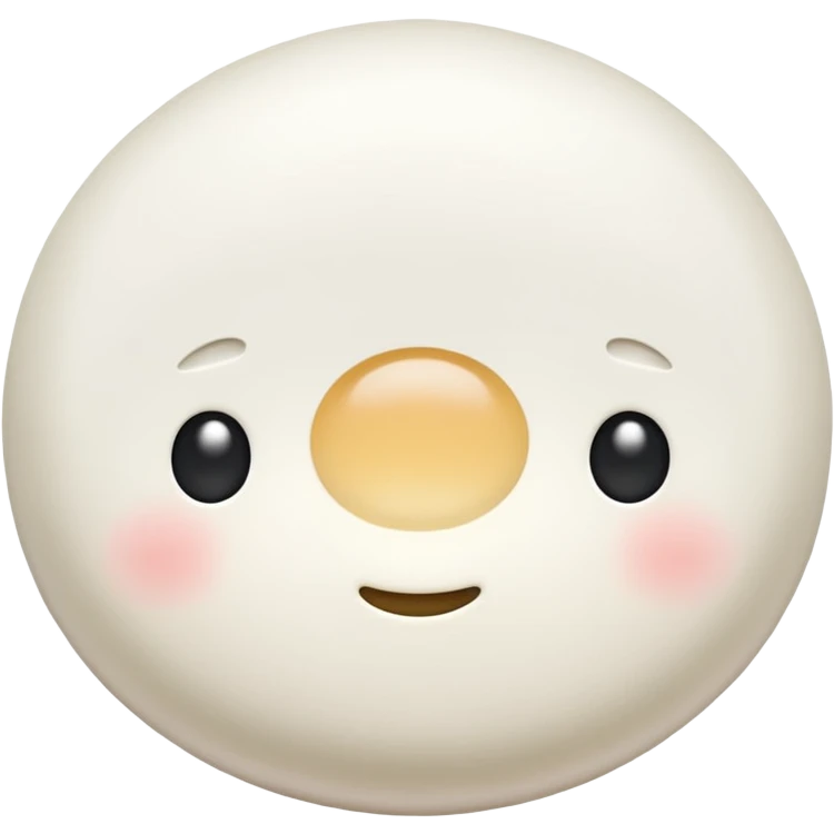white mochi emoji