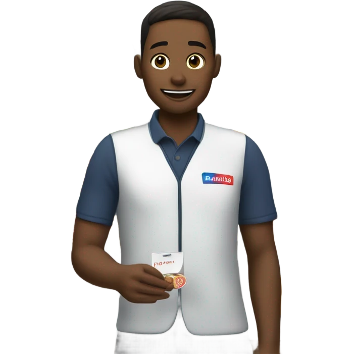 Gas station clerk emoji