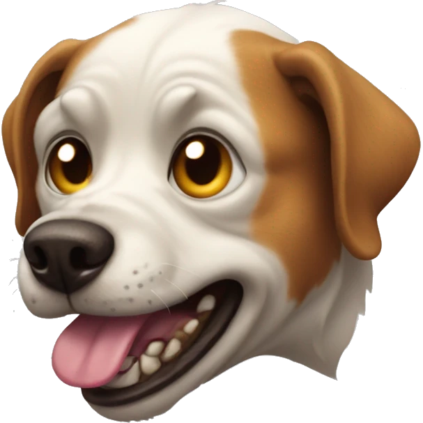 Gobling dog emoji