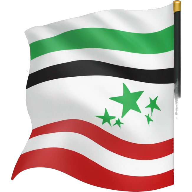 Freedom Syria flag  emoji