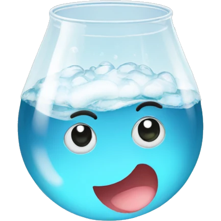 Bubbly seltzer emoji