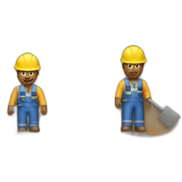 engineers playing in the sandbox emoji