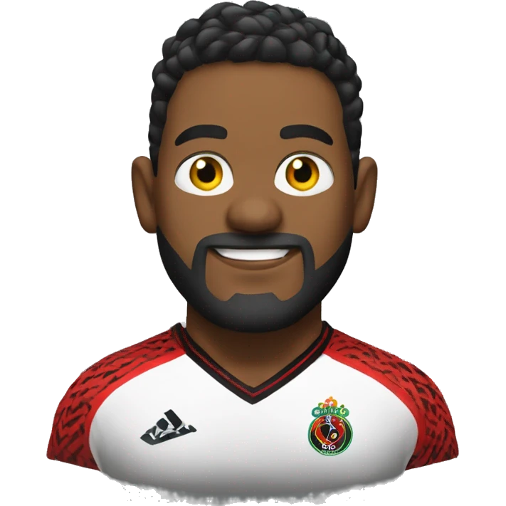 Símbolo do time do Flamengo emoji
