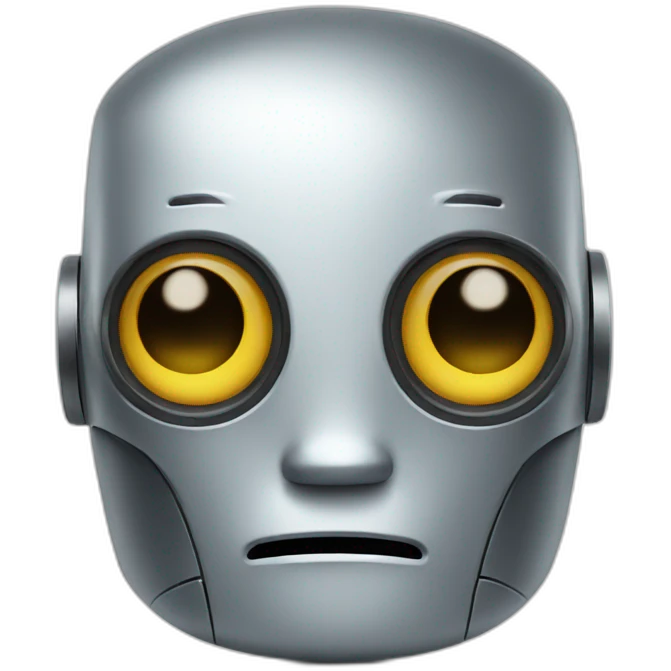 sad robot emoji