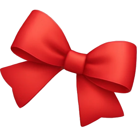 red bow emoji