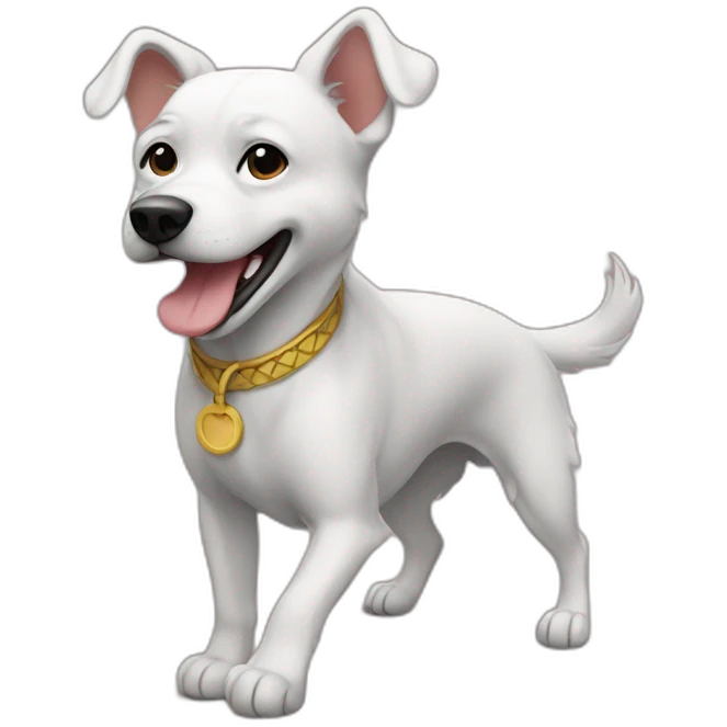 Chien qui danse emoji
