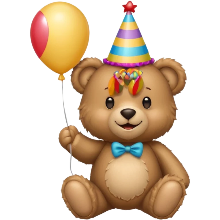 Birthday bear emoji