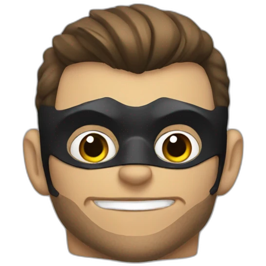 Batman with monkey emoji