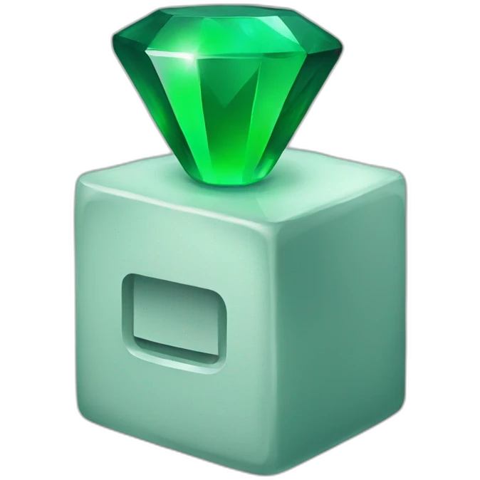 emerald start button emoji