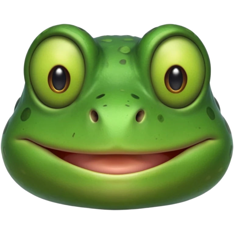 a smiling frog emoji