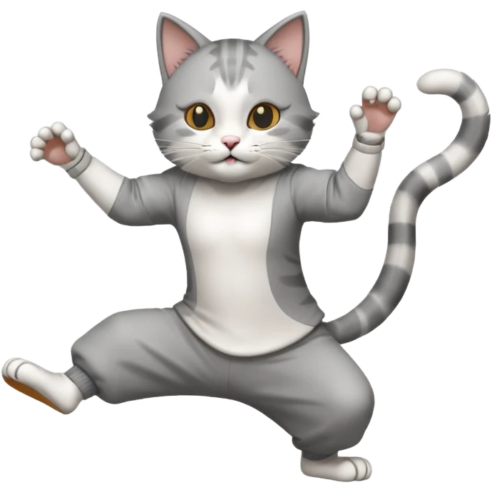 cat breakdancing emoji