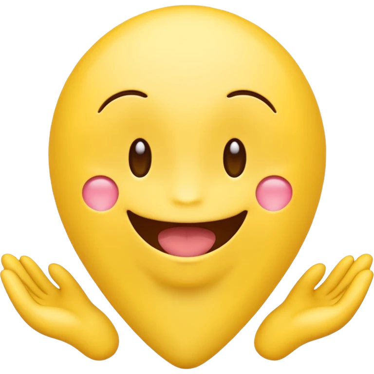 Yellow emoji spreading open it’s vagina emoji