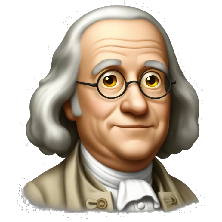 Ben Franklin truly emoji