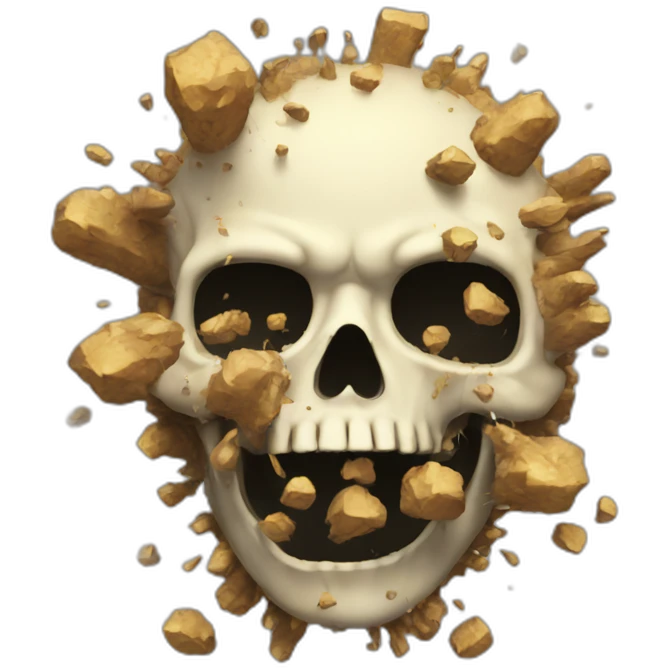 explosed-skul emoji