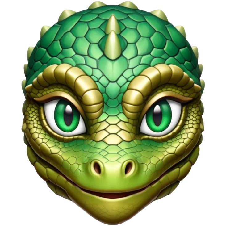 annunaki attractive female reptilian head emoji