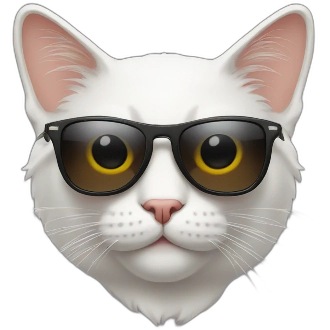 Cat with sunglasses  emoji
