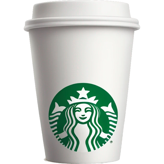 Starbucks cup emoji