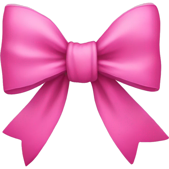 Pink bow emoji