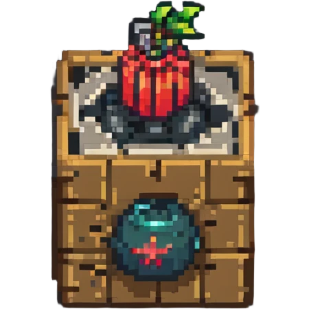 2d power up crate with bomb emoji