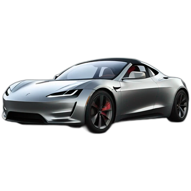 Tesla roadster 2020 front emoji