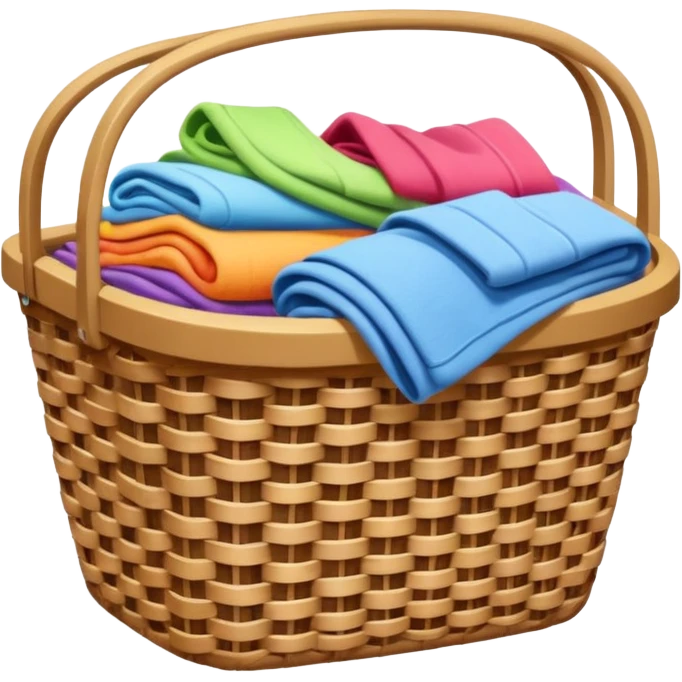 Laundry in basket emoji