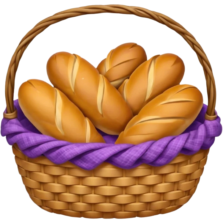 Bread Basket purple emoji