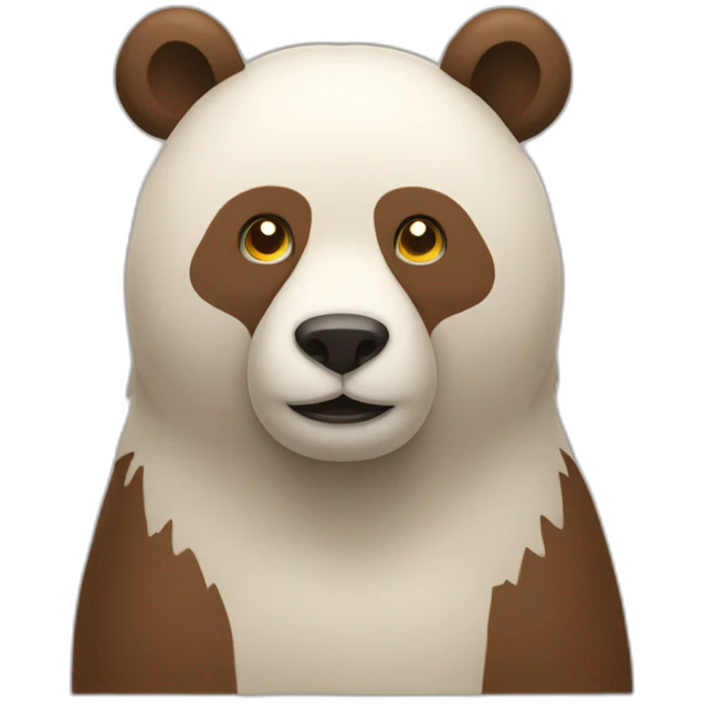 Chat sur un ours emoji
