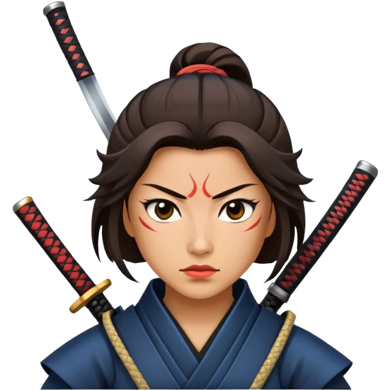 Woman samurai emoji