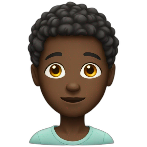 An african boy emoji