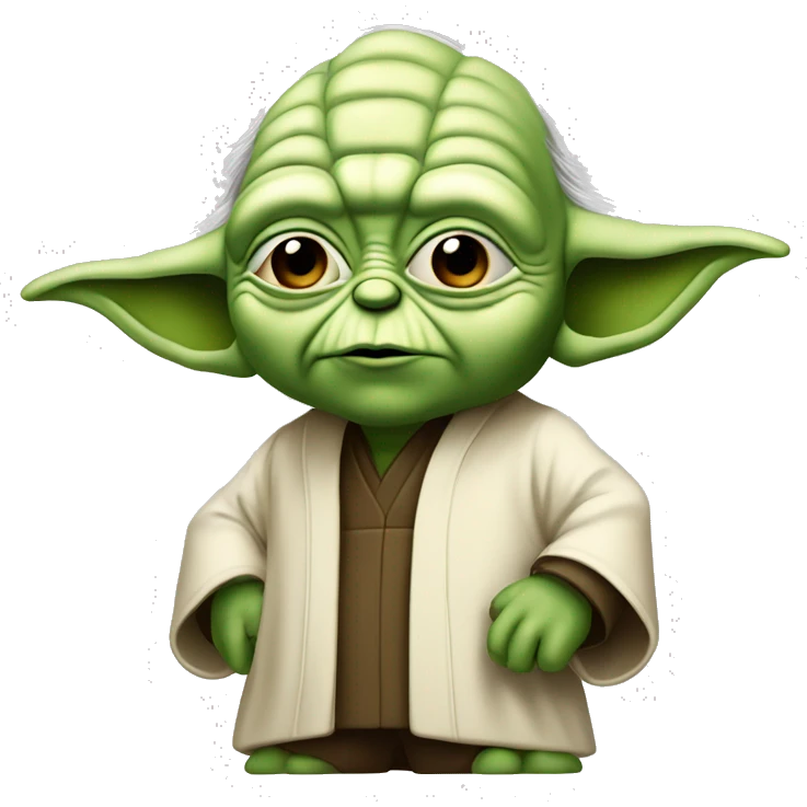 Maitre yoda qui dit "Pour la SVT, les maths, tu connaîtras" emoji