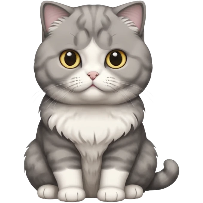 Scottish fold emoji