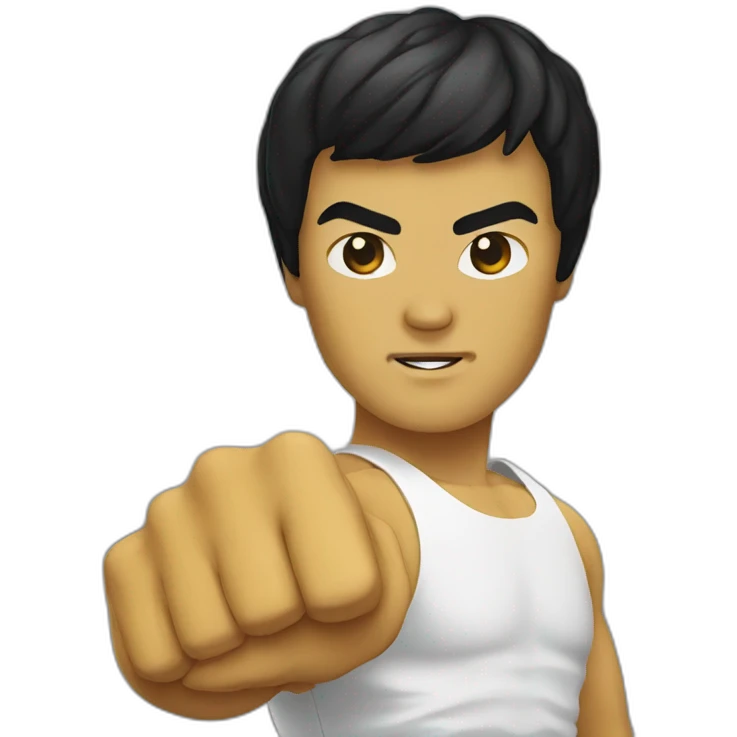 bruce lee emoji