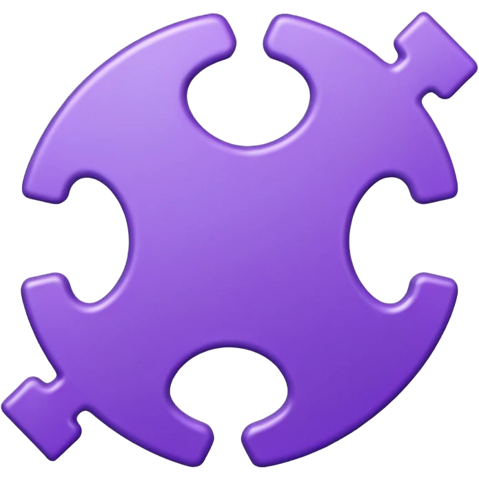 purple puzzel piece emoji