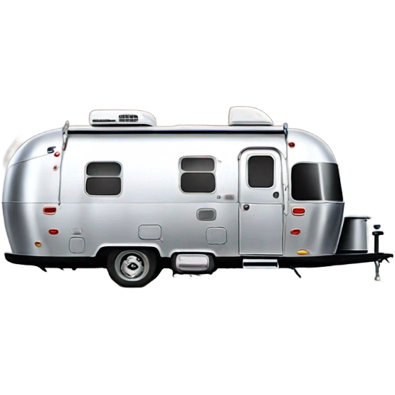 Airstream by mountain  emoji